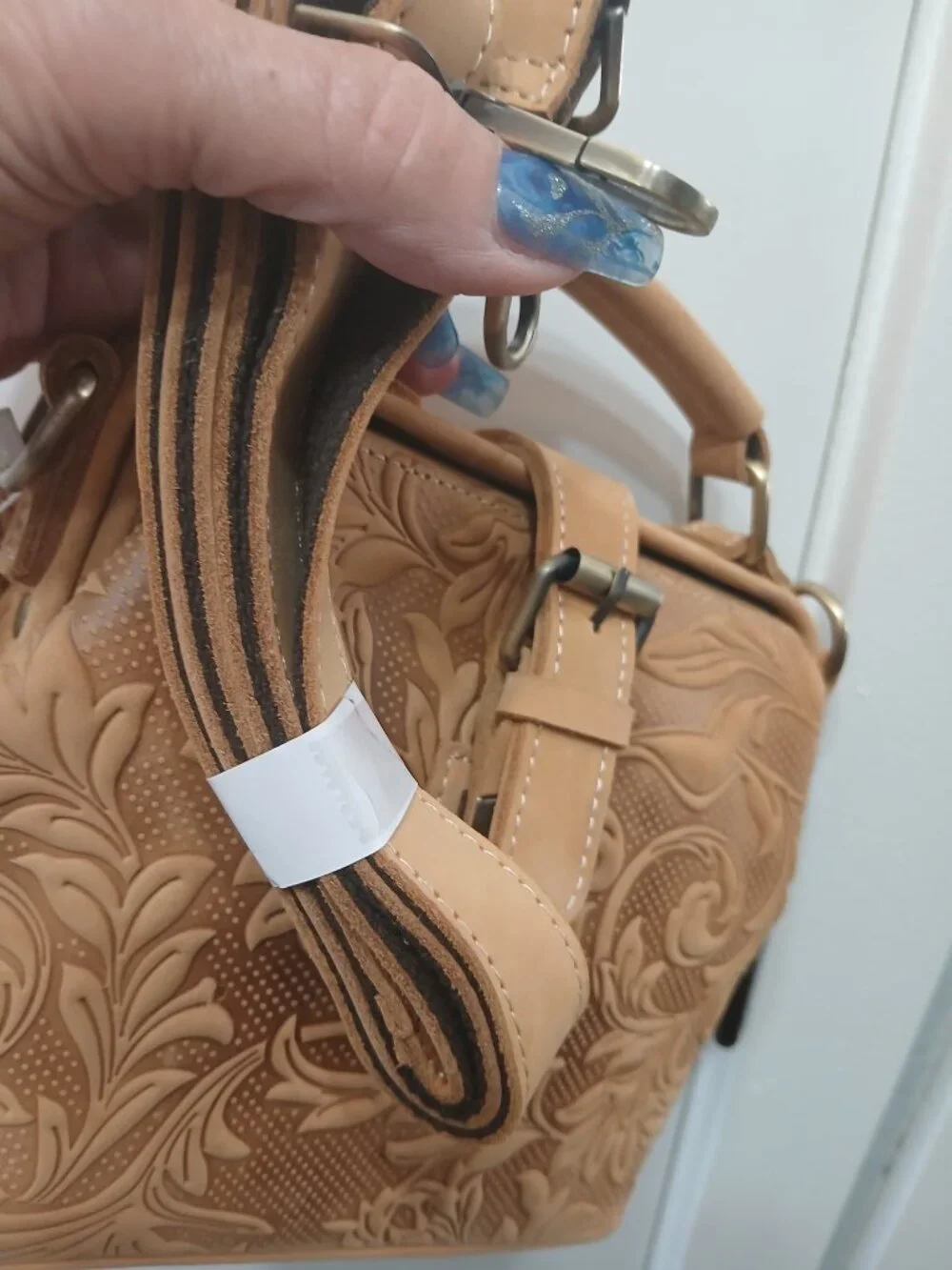 Italy Retro Noble Leather Satchel - Picture 5 of 9